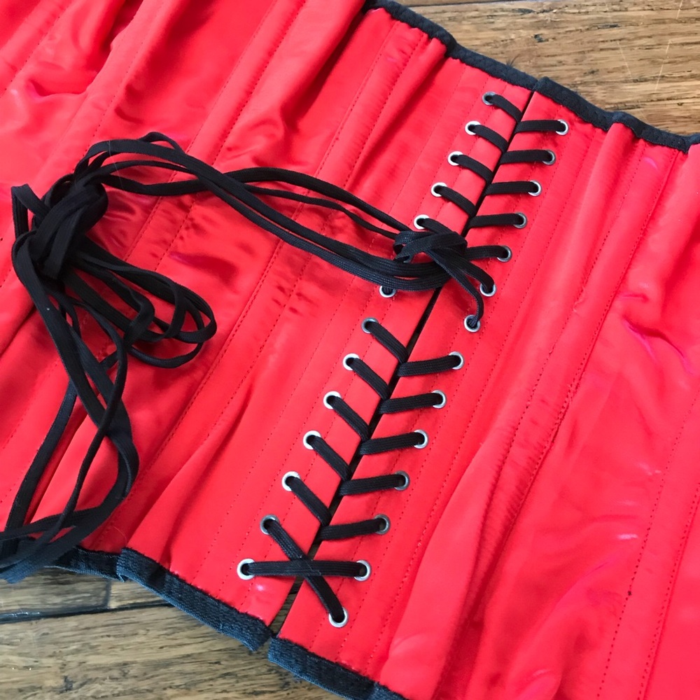 Red Satin Corset